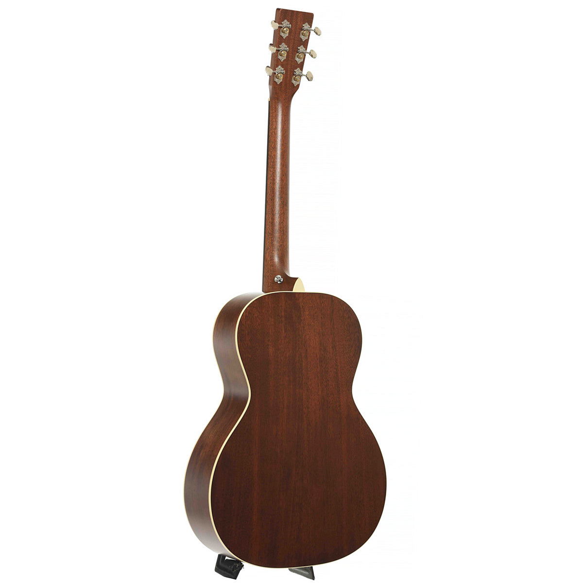 Full Back & Side of Martin 00L-16E Acoustic Guitar & Gigbag, Blue Denim