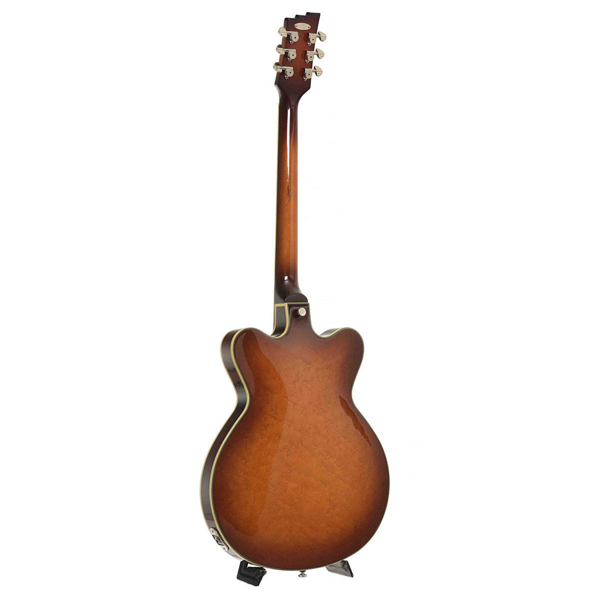 Back and side of Fullerton Series Hollowbody Electric Guitar