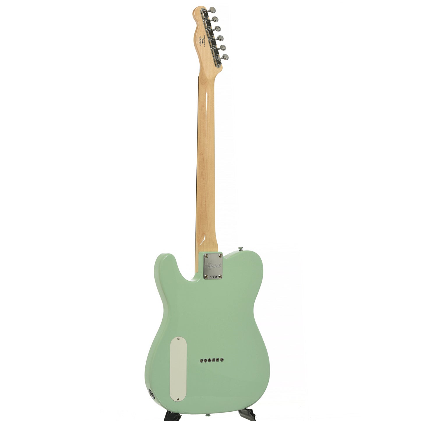 Full back and side of Fender Squier Paranormal Baritone Cabronita Telecaster Electric Guitar