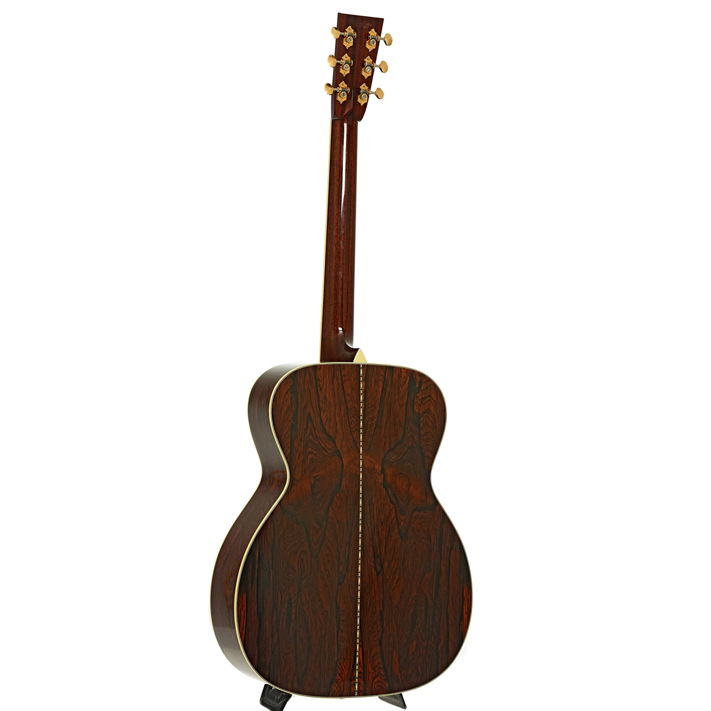 Full back and side of Collings OM-3 Brazilian Acoustic Guitarx