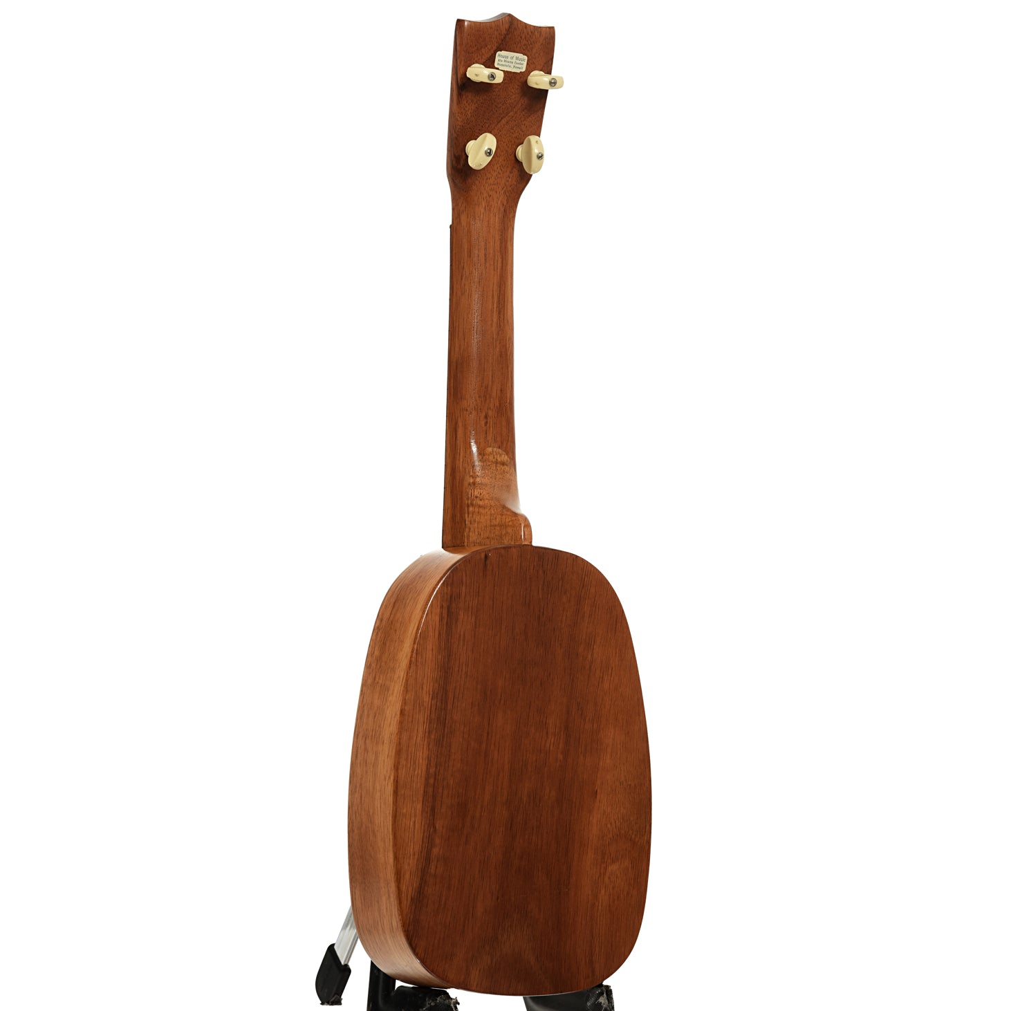 Full back and side of Kamaka HP-1 Pineapple Soprano Ukulele