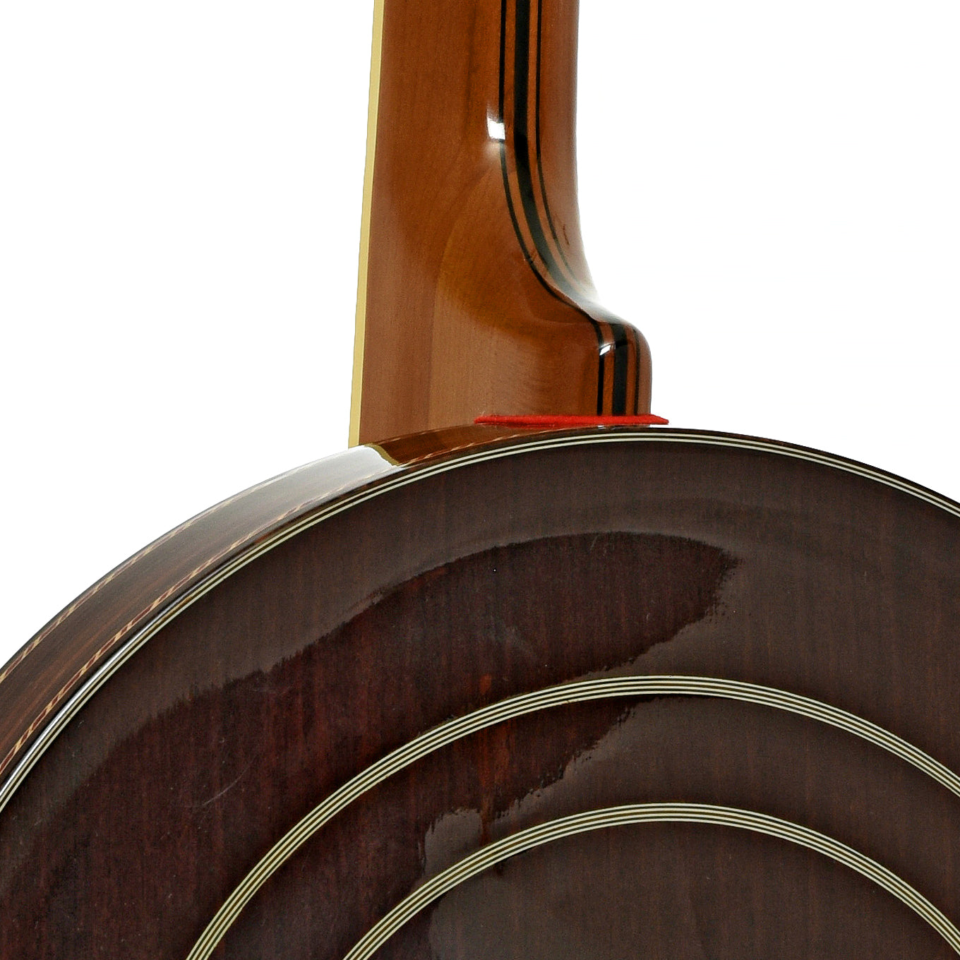 Neck joint of Sovereign Butterfly H495C Resonator Banjo 