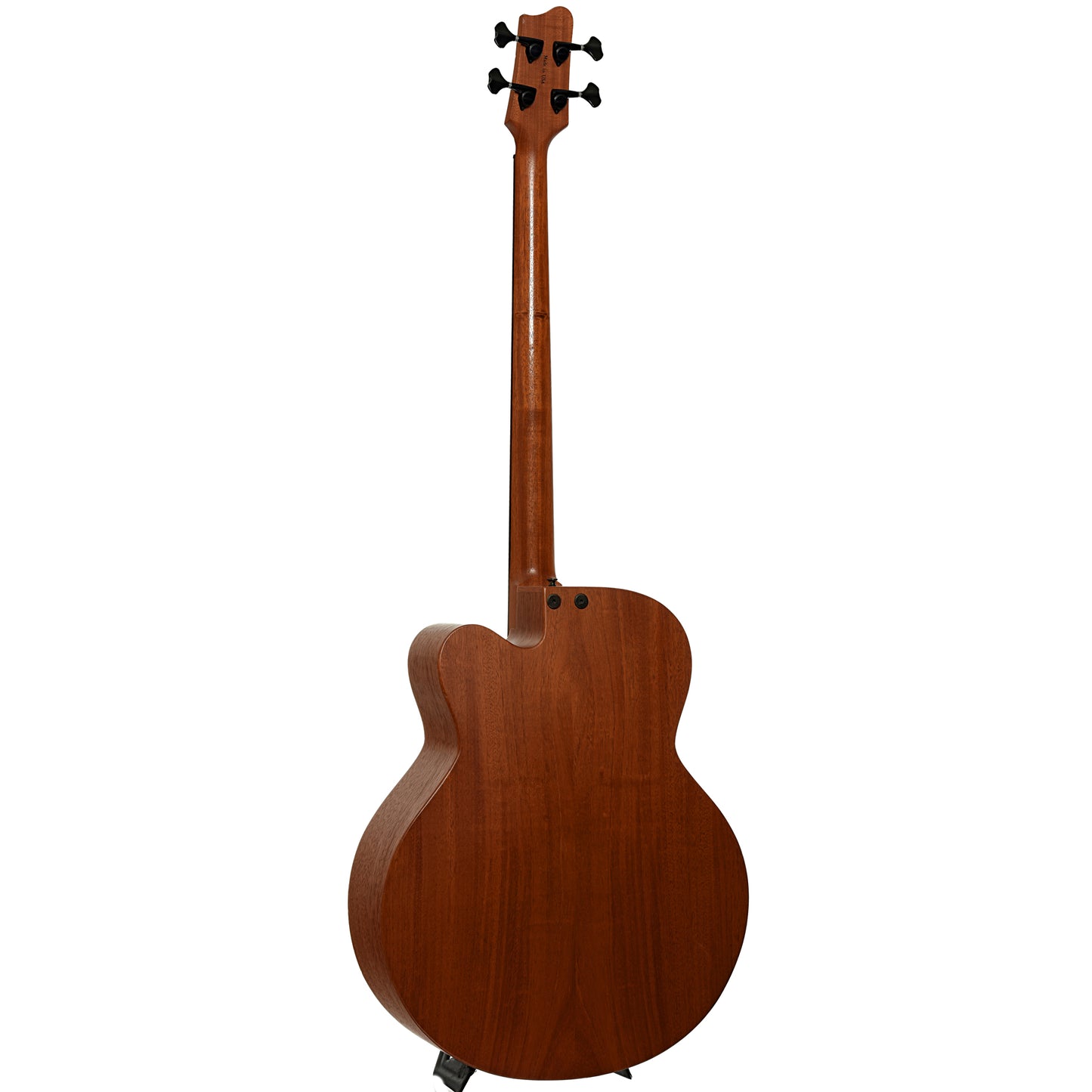 Full back and side of Tacoma CB10C Thunderchief Fretless Acoustic-Electric Bass