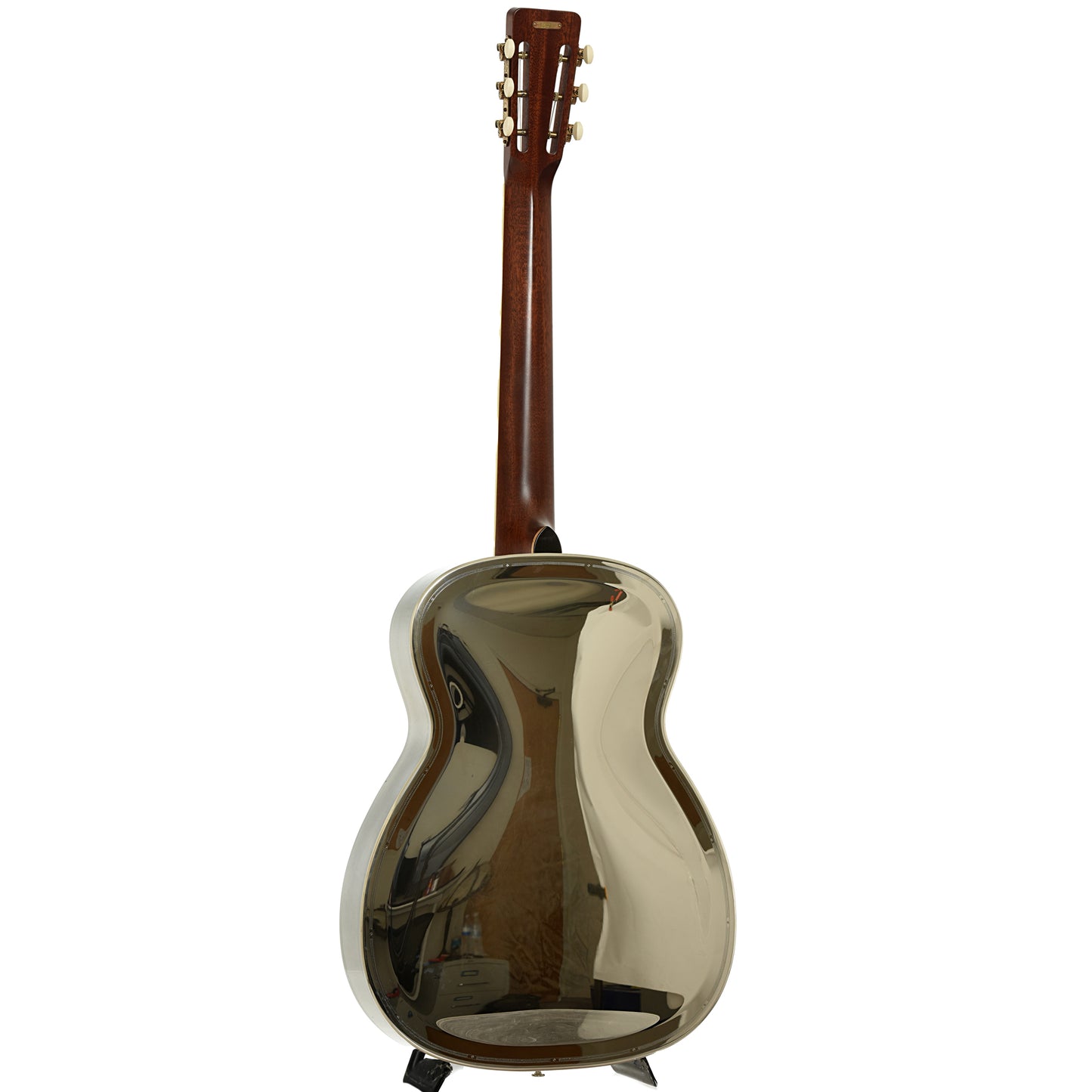 Full back and side of National Style 1 DON Roundneck Resonator Guitar 