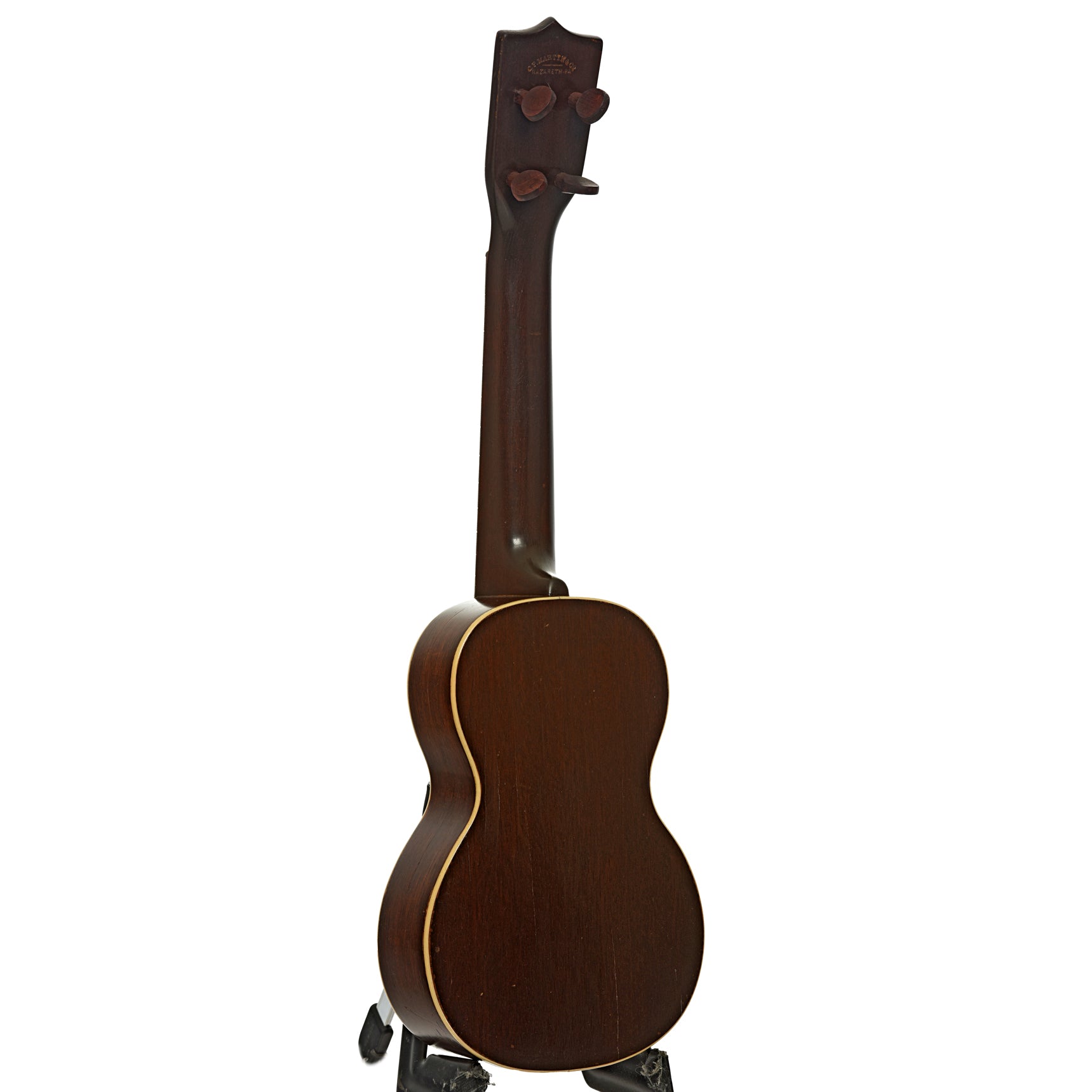 Full back and side of Martin Style 2 Soprano Ukulele 