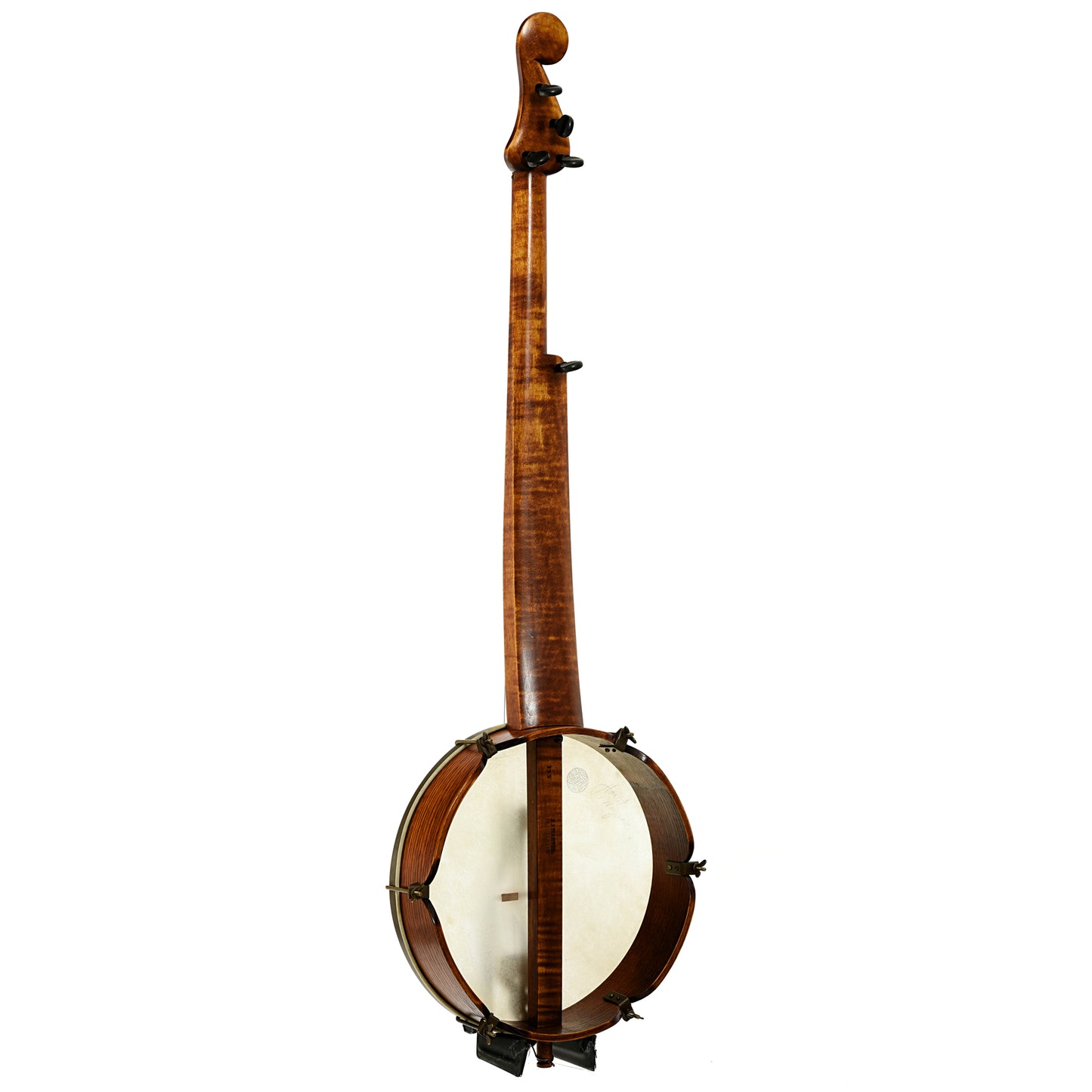 Full back and side of J.J. Hartel Joel W. Sweeney Minstrel Banjo