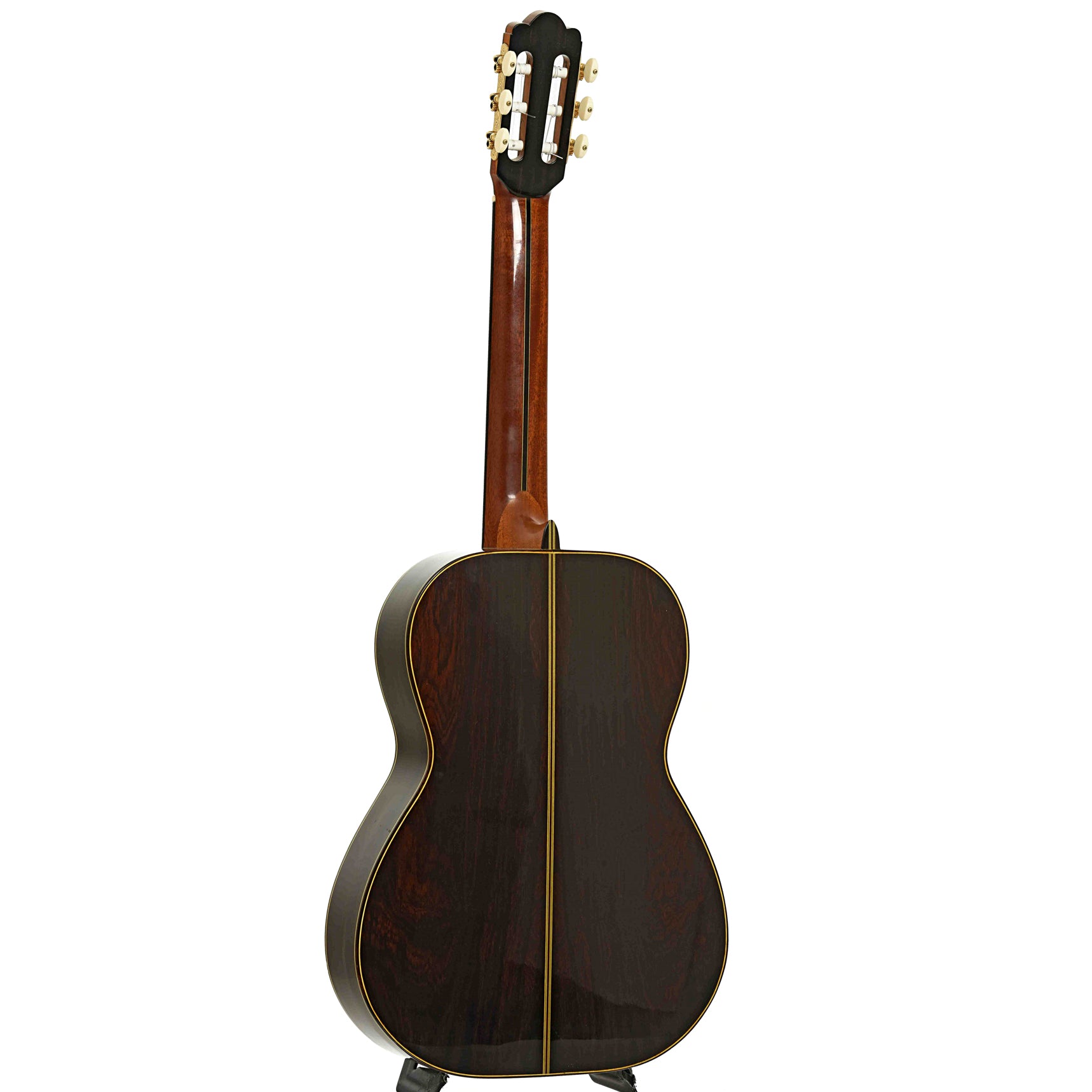 Full back and side of Hippner Guitars Hauser Classical Guitar 