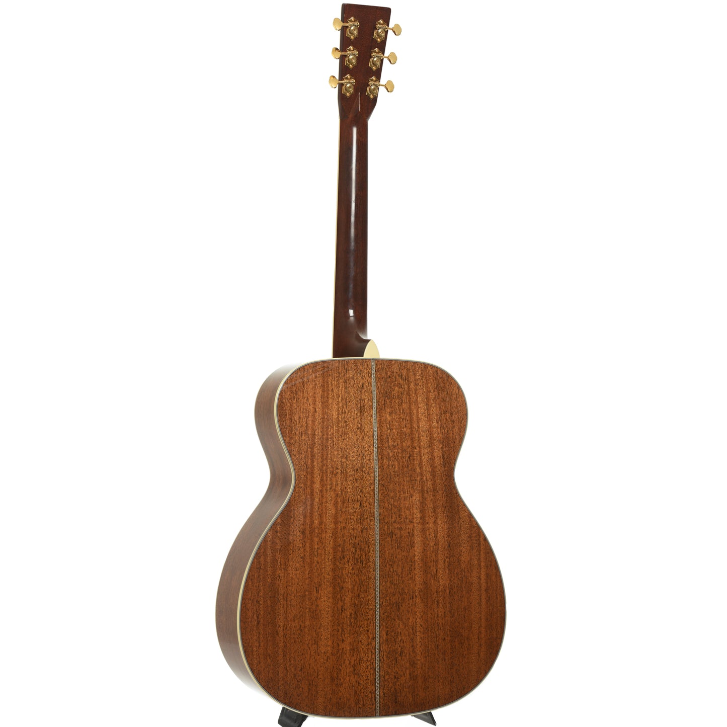 Full back and side of Martin Custom Shop J-40 Mahogany Acoustic Guitar 