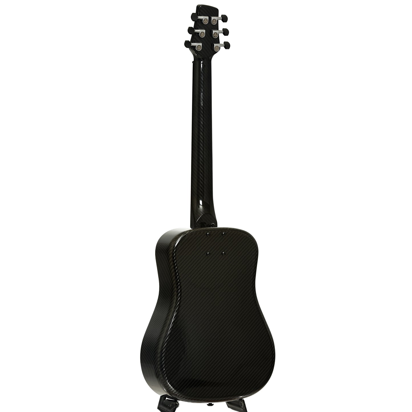 Full back and side of KLOS Full Carbon Travel Acoustic Guitar
