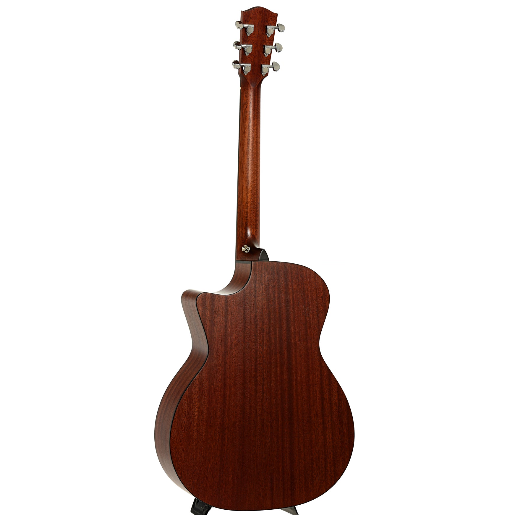 Full back and side of Eastman AC122-2CE Acoustic Guitar and Gigbag