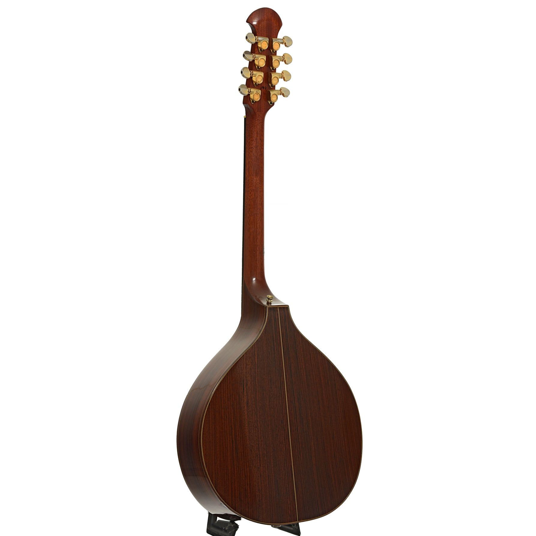Full back and side of Stefan Sobell Octave Mandolin