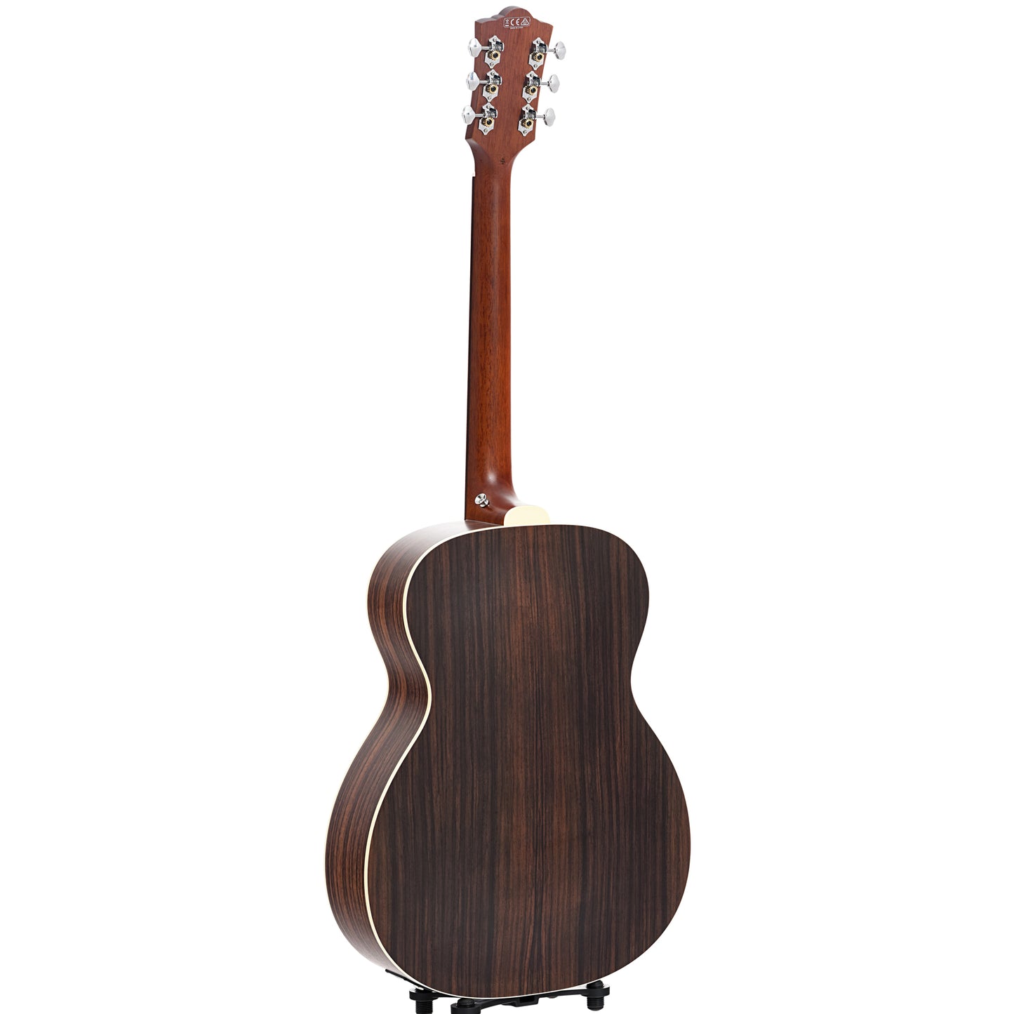 Full back and side of Guild OM-250E Limited Archback Natural Acoustic Guitar