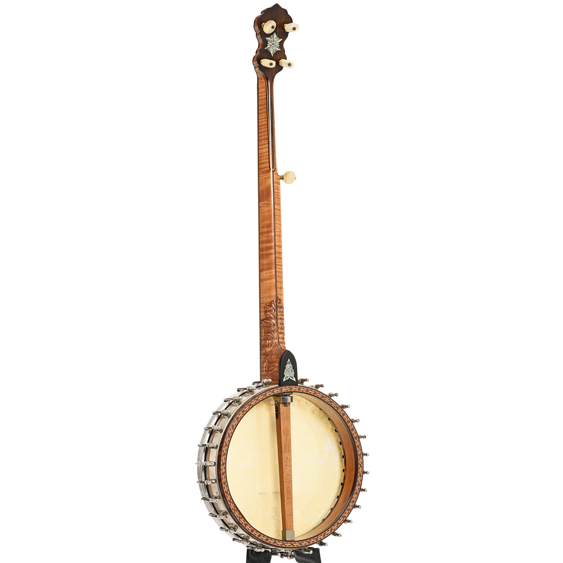Full back and side of Vega Tubaphone No.9 Openback Banjo (1916)