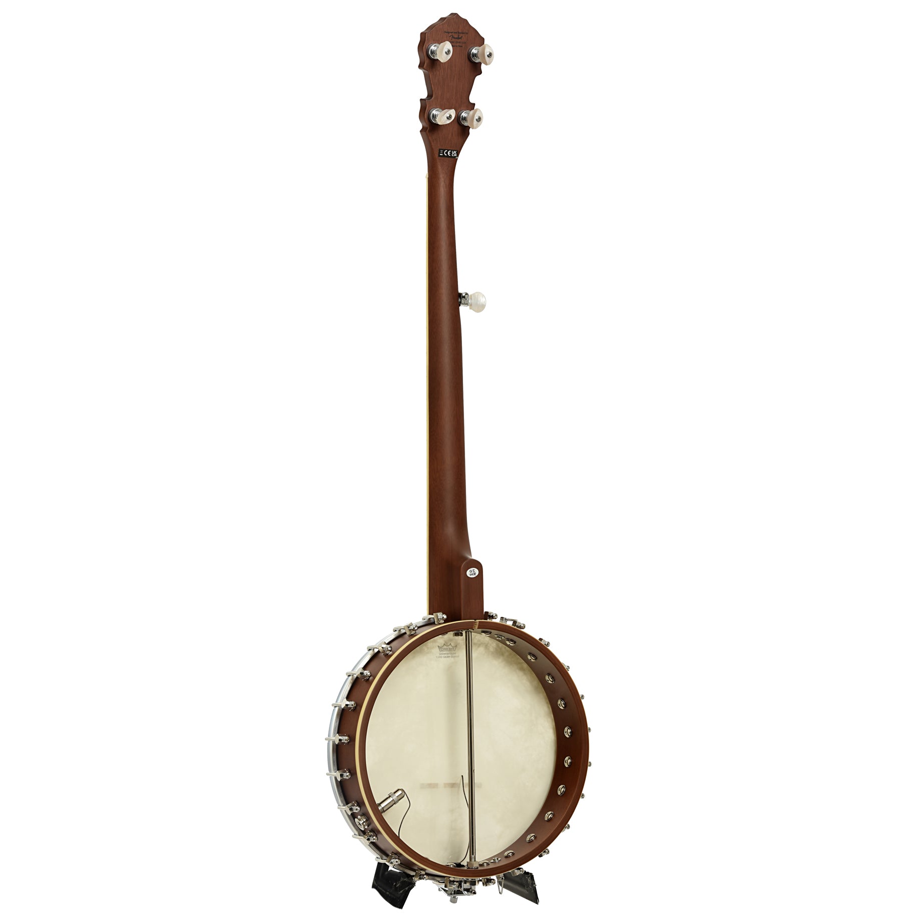 Full back and side of Fender Paramount PB-180E Open Back Banjo