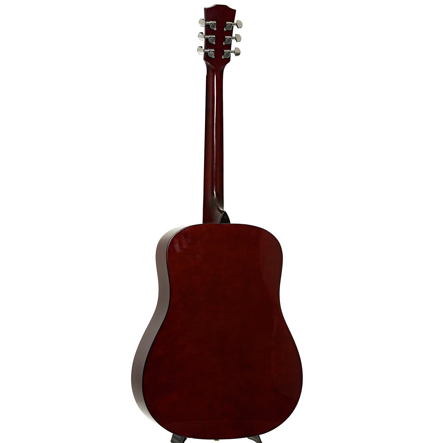 Full back and side of Lyon by Washburn Dreadnaught Acoustic Guitar