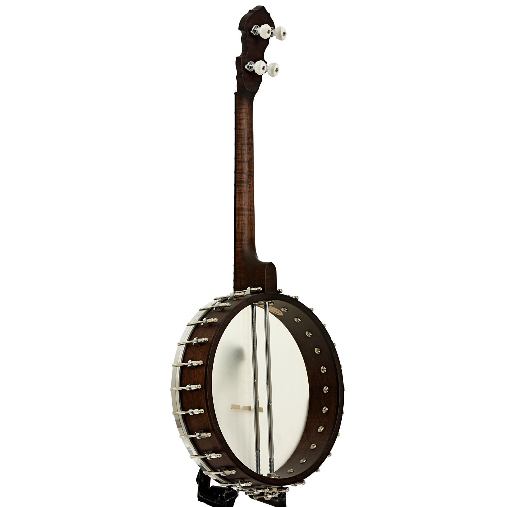 Full back and side of Gold Tone Irish Tenor Banjo 