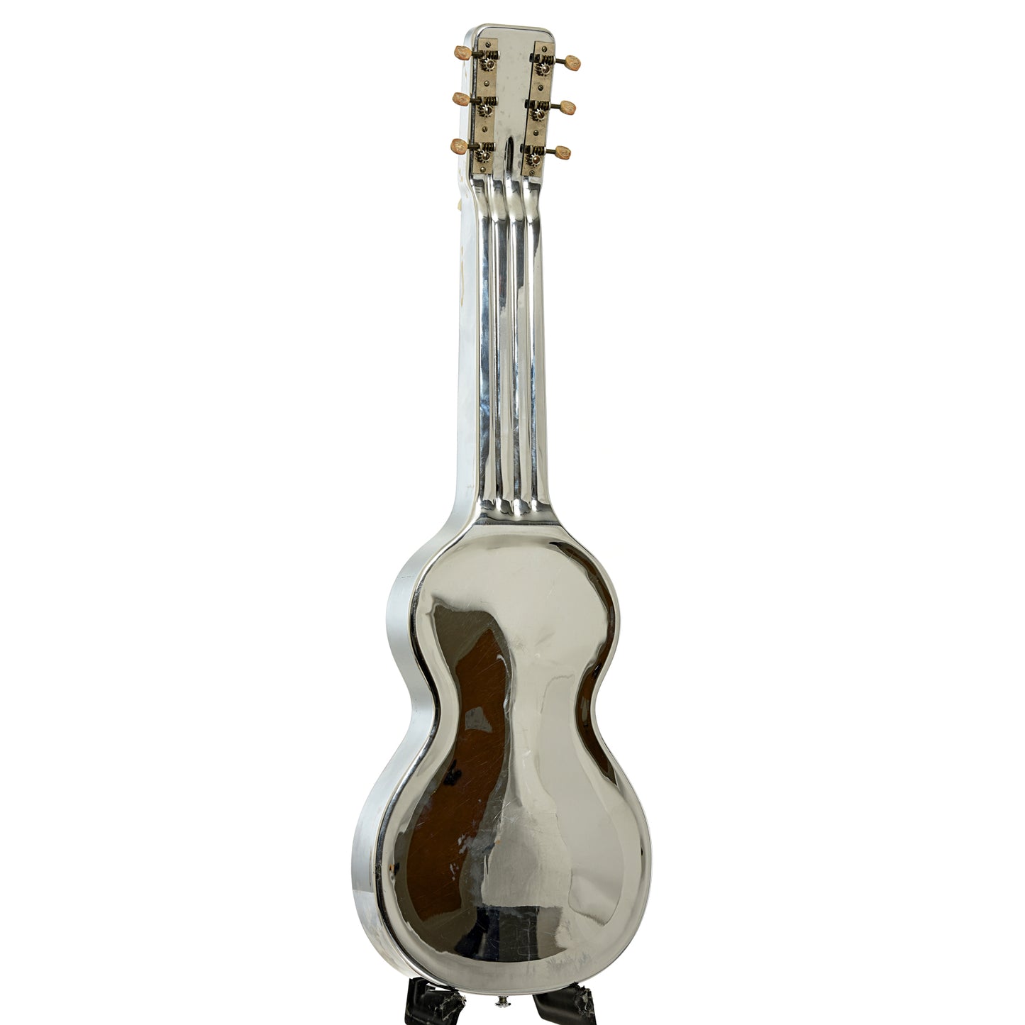 Full back and side of Rickenbacker Silver Hawaiian Lap Steel