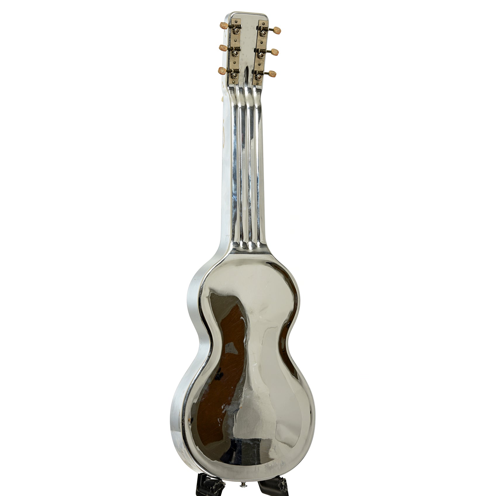Full back and side of Rickenbacker Silver Hawaiian Lap Steel