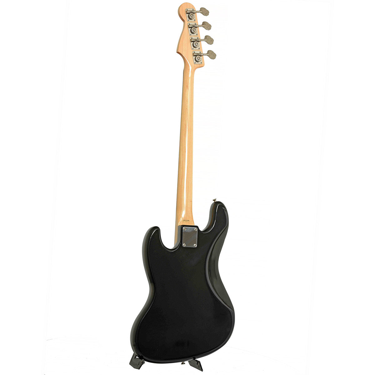 Full back and side of Fender Jazz Fretless Electric Bass