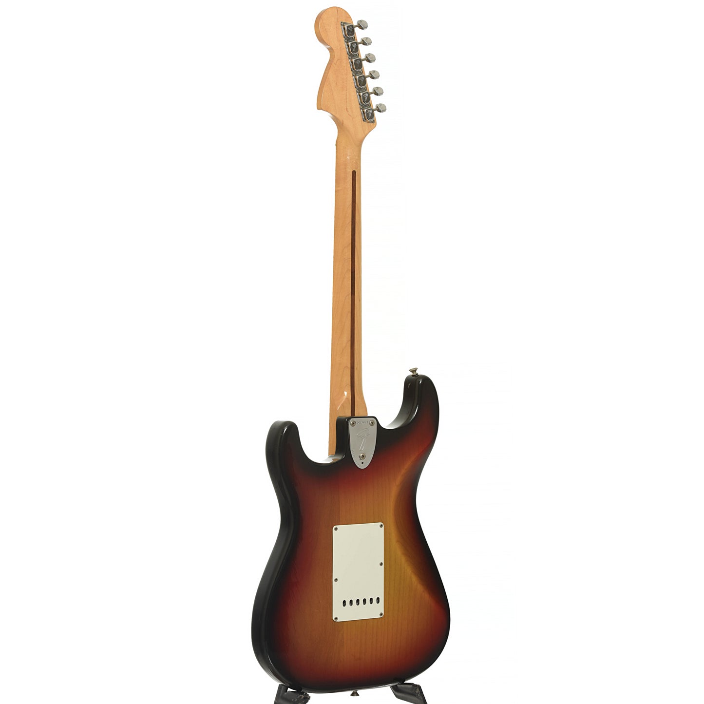 Full back and side of Fender Stratocaster Electric Guitar