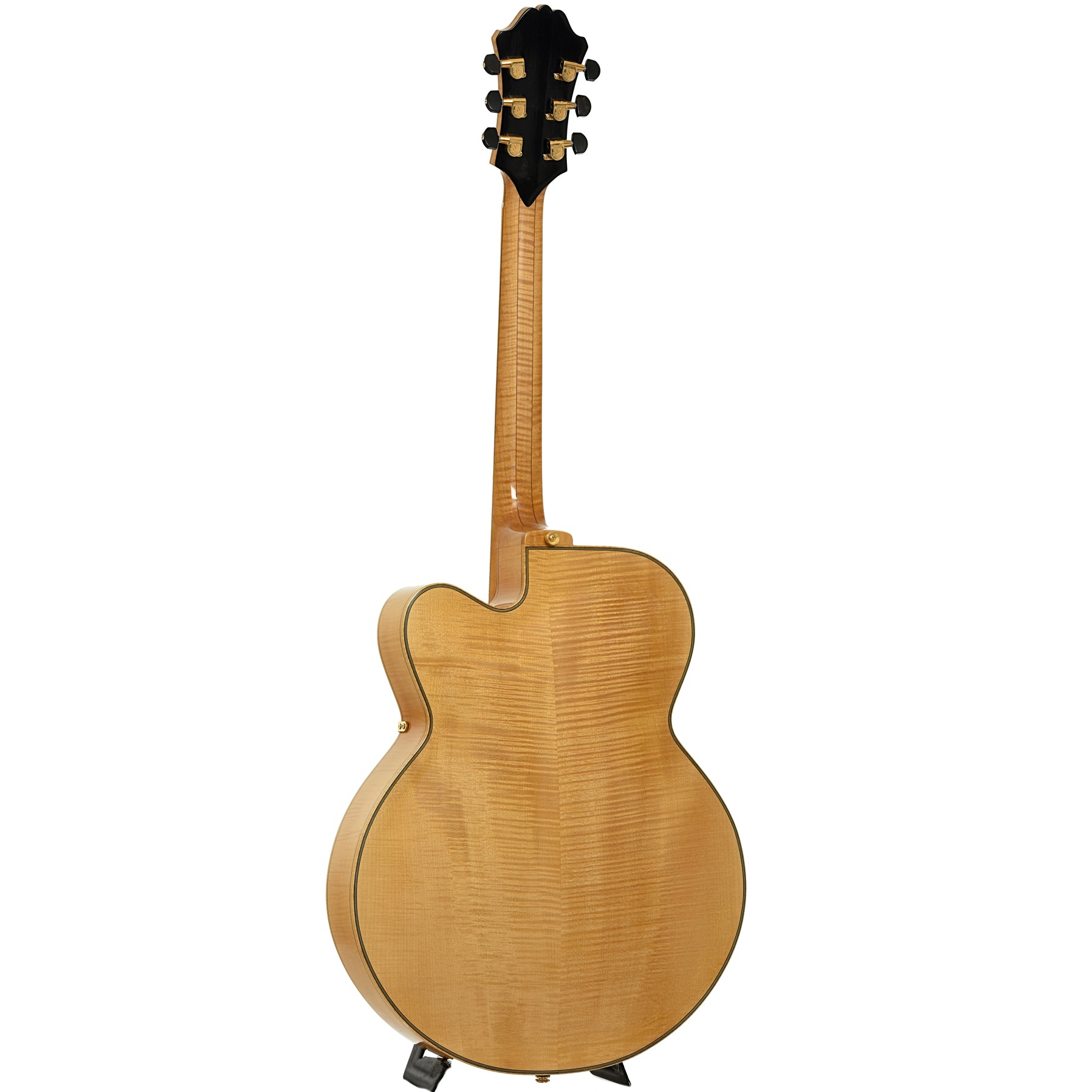 Full back and side of Gagnon Composer 17 in. Archtop Hollowbody Electric Guitar 