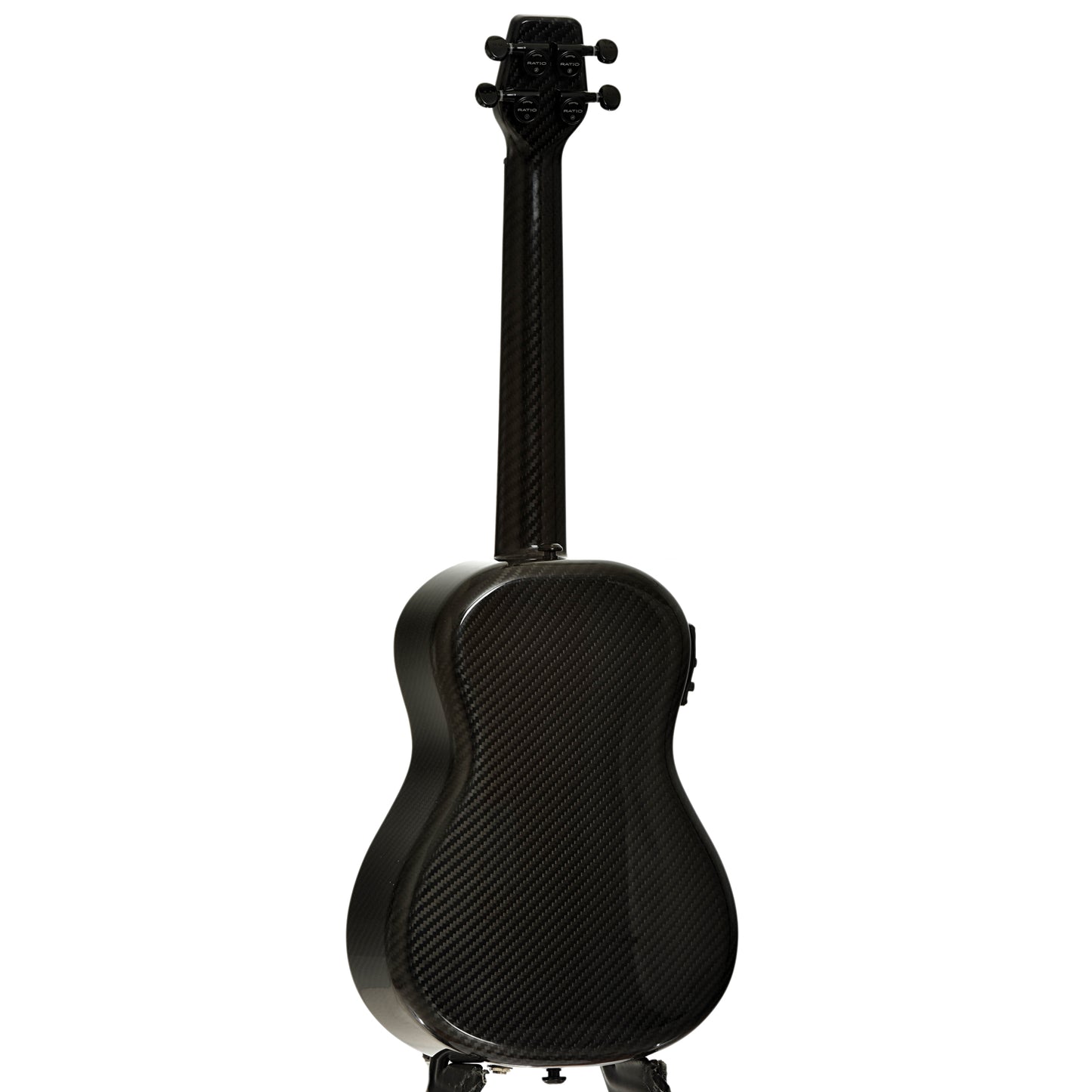 Full back and side of Klos Full Carbon Tenor Ukulele