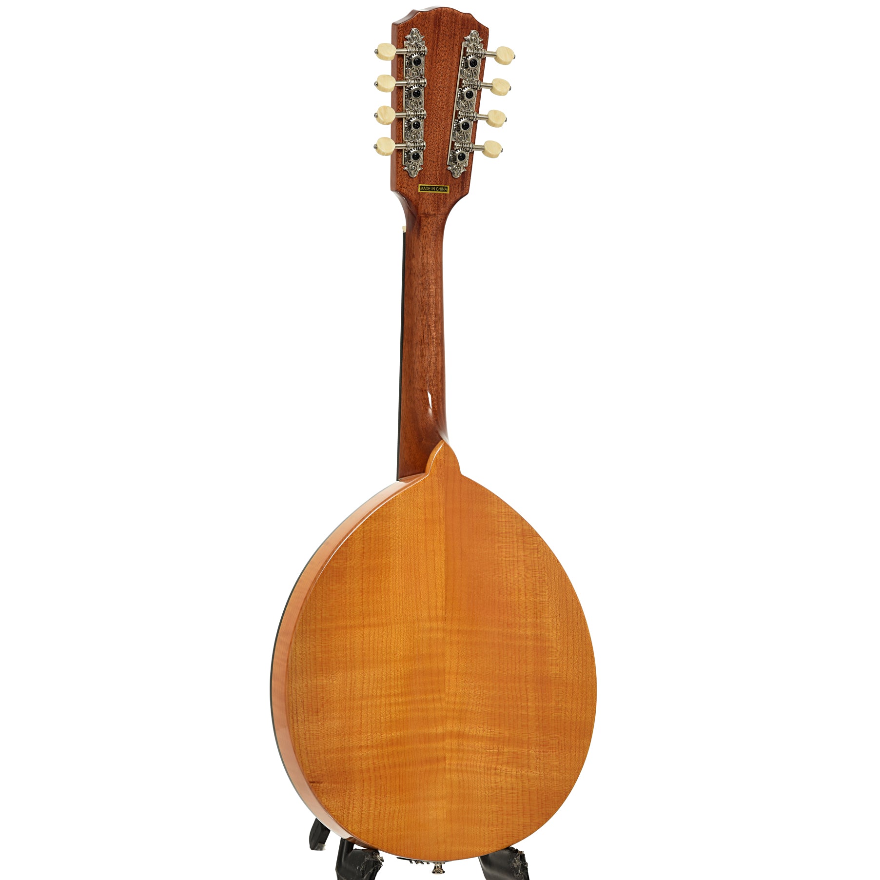 Full back and side of Gold Tone Frypan Mandolin  