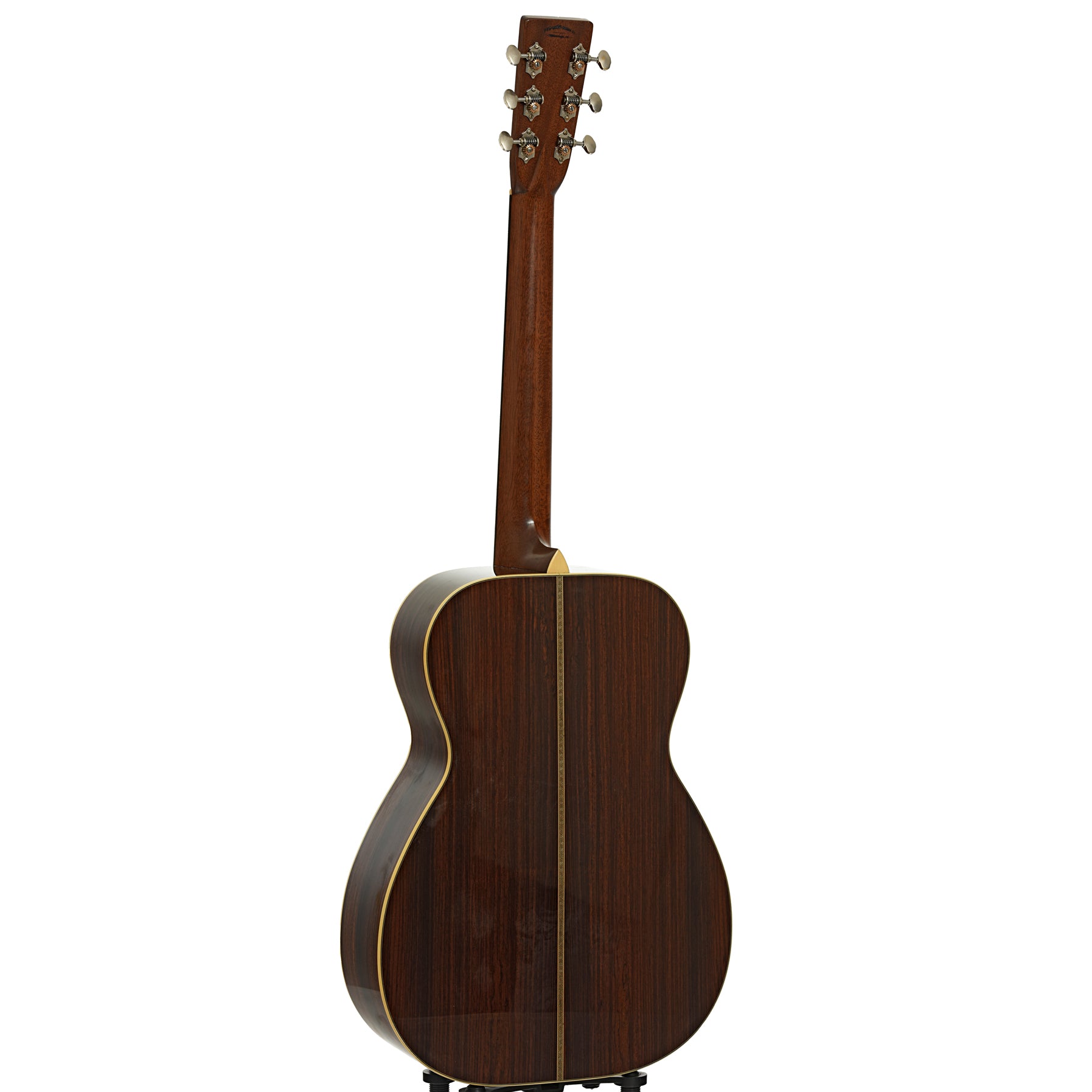 Full back and side of Pre-War Guitars Co. Double Aught (00) Old Growth Indian Rosewood, Level 1