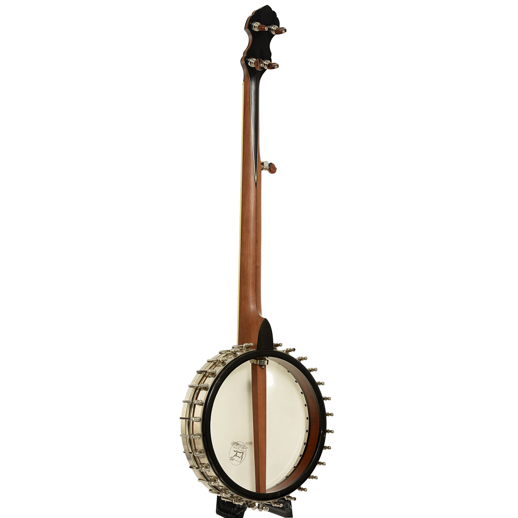 Full back and side of R.M. Anderson Vega Tubaphone Conversion Banjo