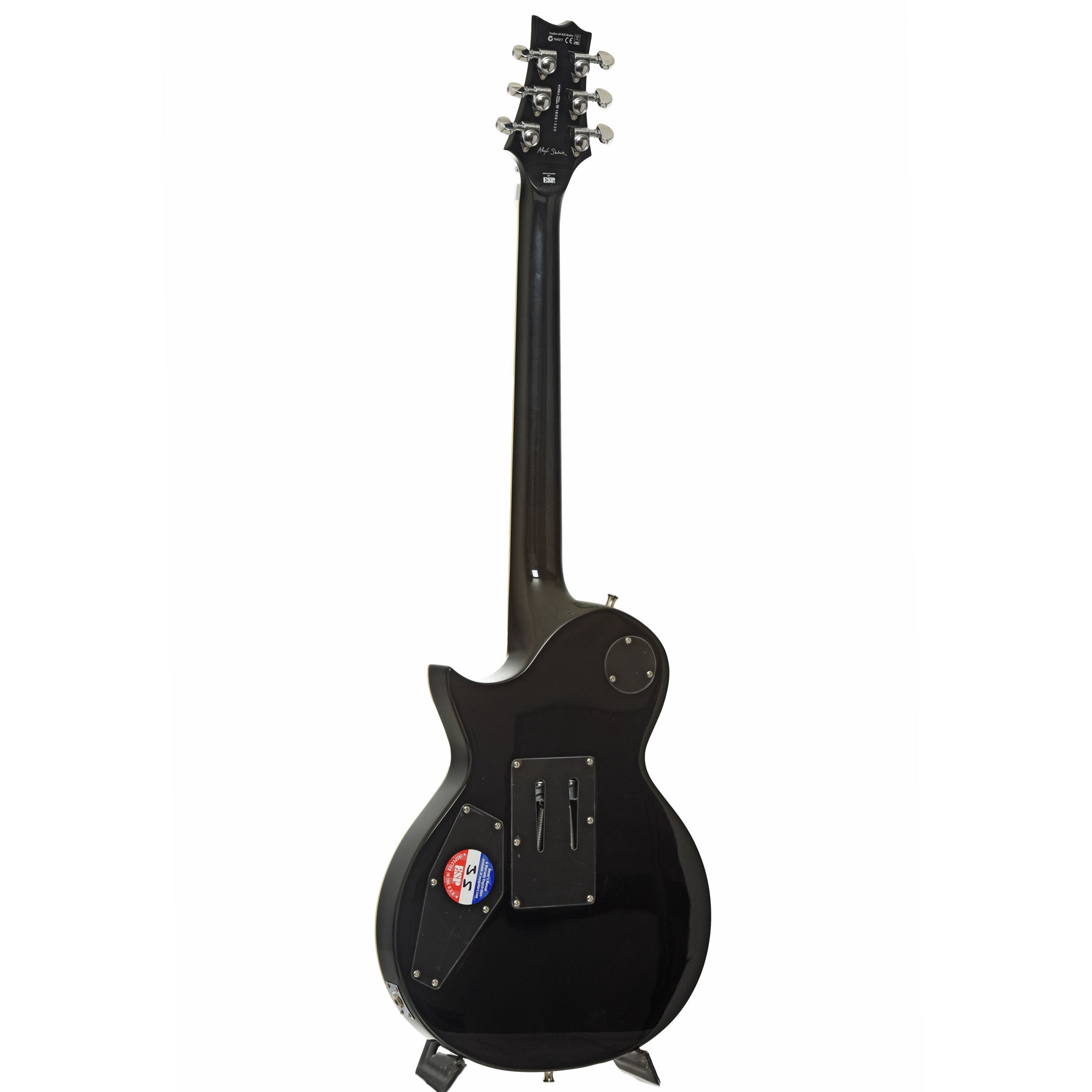 Full back and side of ESP LTD Alex Skolnick Signature Electric Guitar