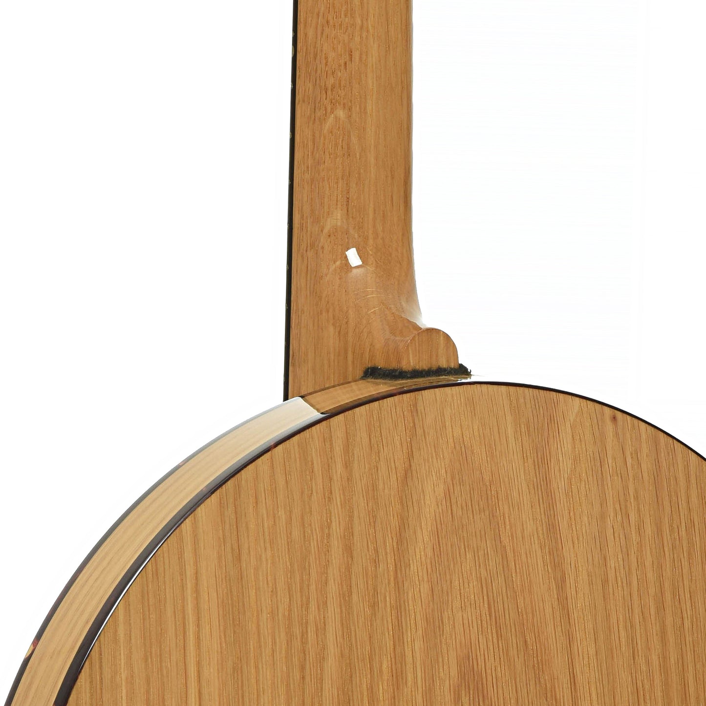 Neck joint of Deering 40th Anniversary White Oak Resonator Banjo 