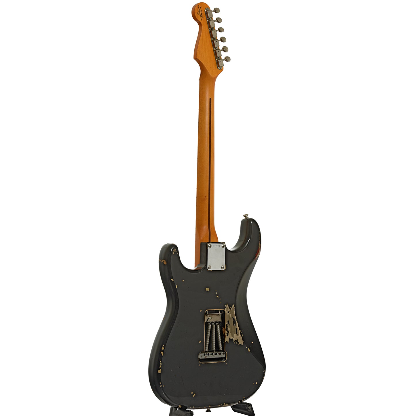 Full back and side of Fender Custom Shop David Gilmour Relic Stratocaster Electric Guitar