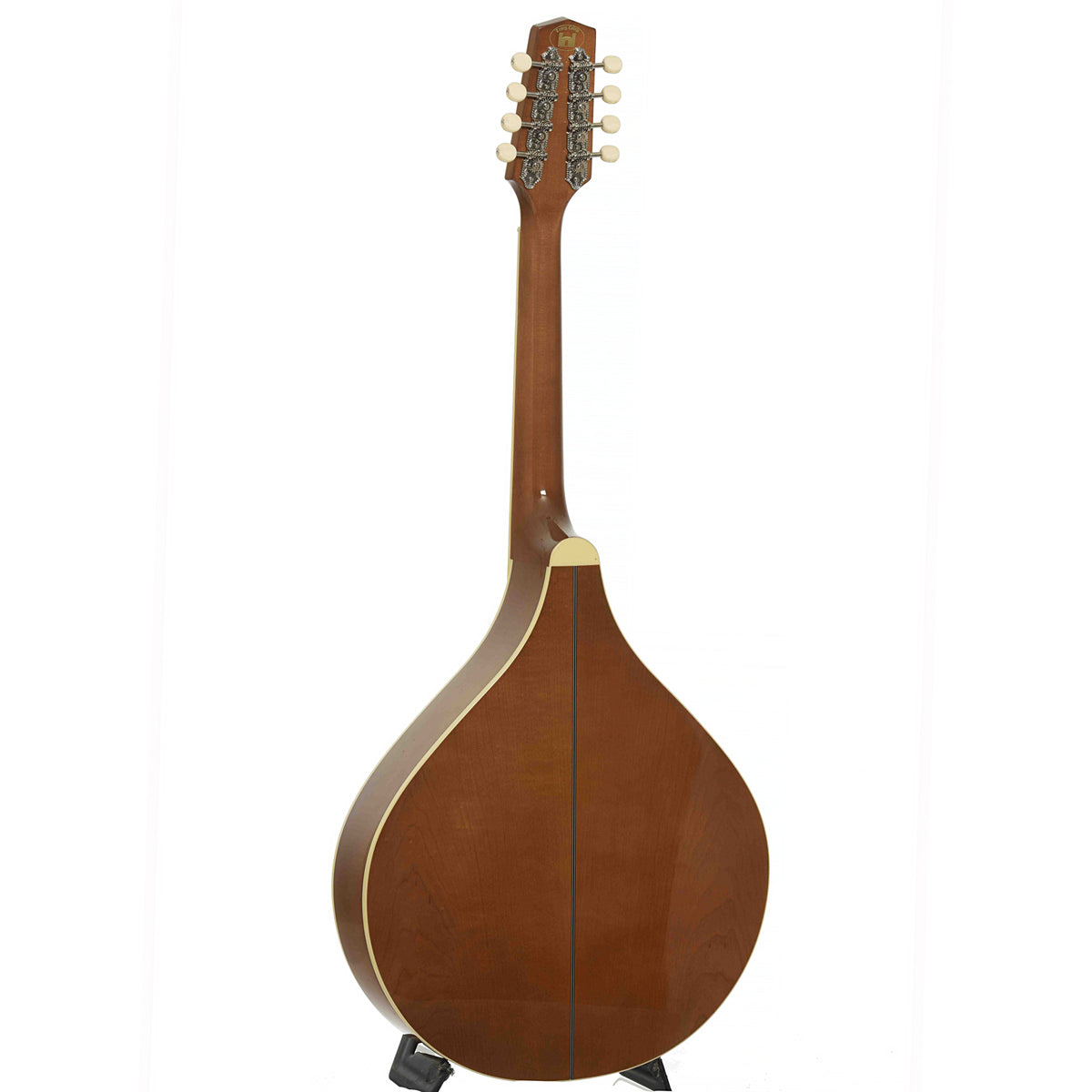 Full Back & Side of Trinity College Octave Mandolin, Black Top
