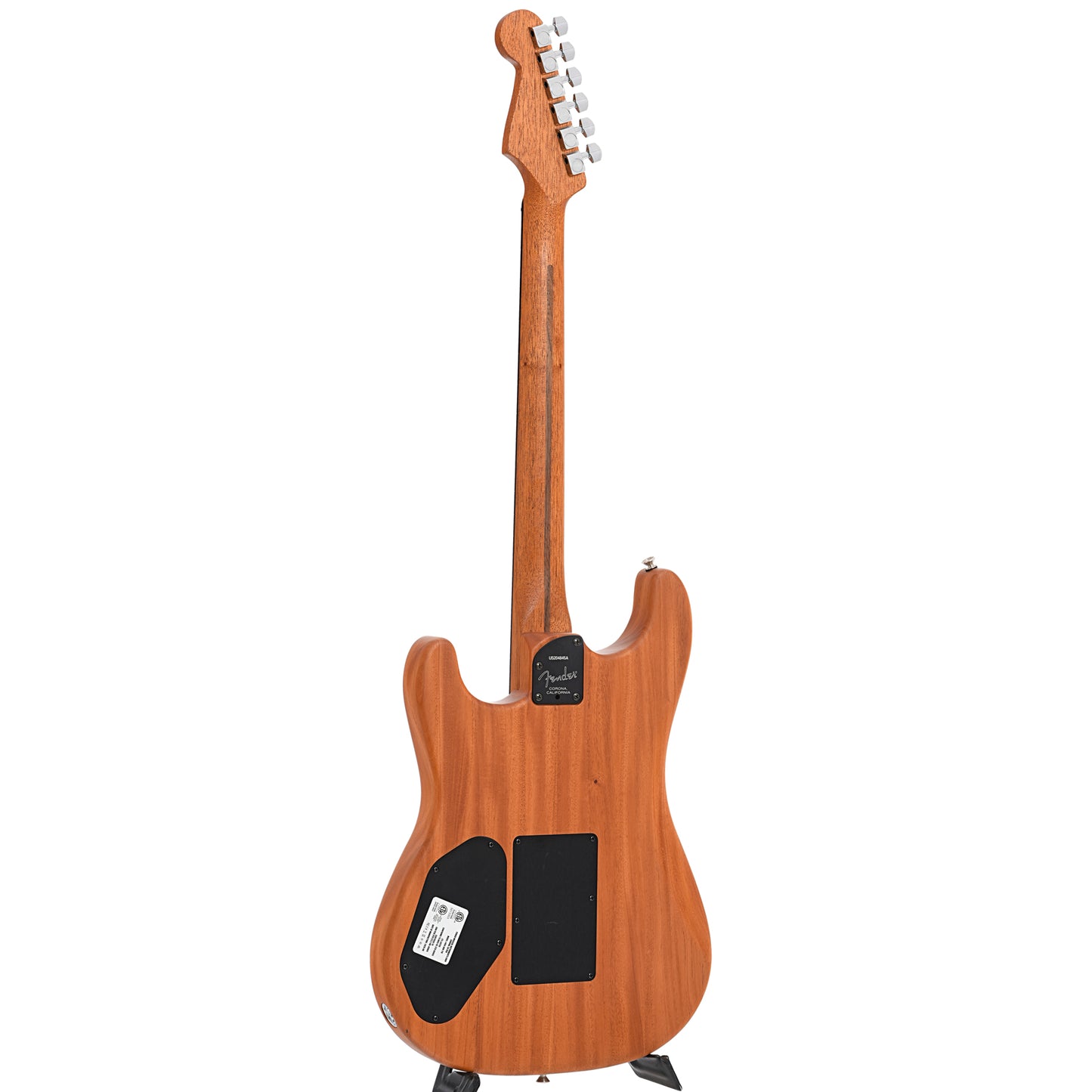 Full back and side of Fender Acoustasonic Stratocaster (2020)