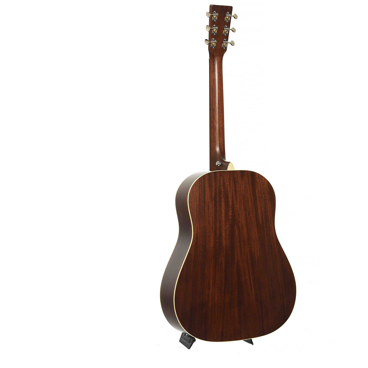 Full Back & Side of Martin DSS-16E Acoustic Guitar & Gigbag, Black Smoke