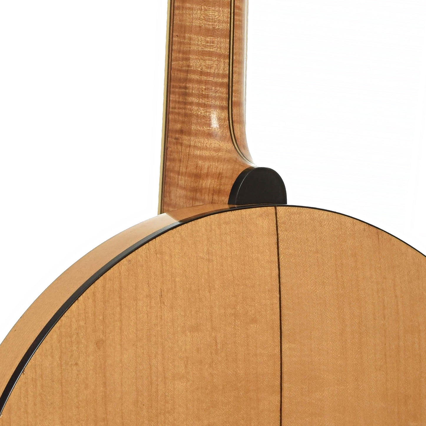 Neck joint of Vega Tubaphone Conversion Banjo