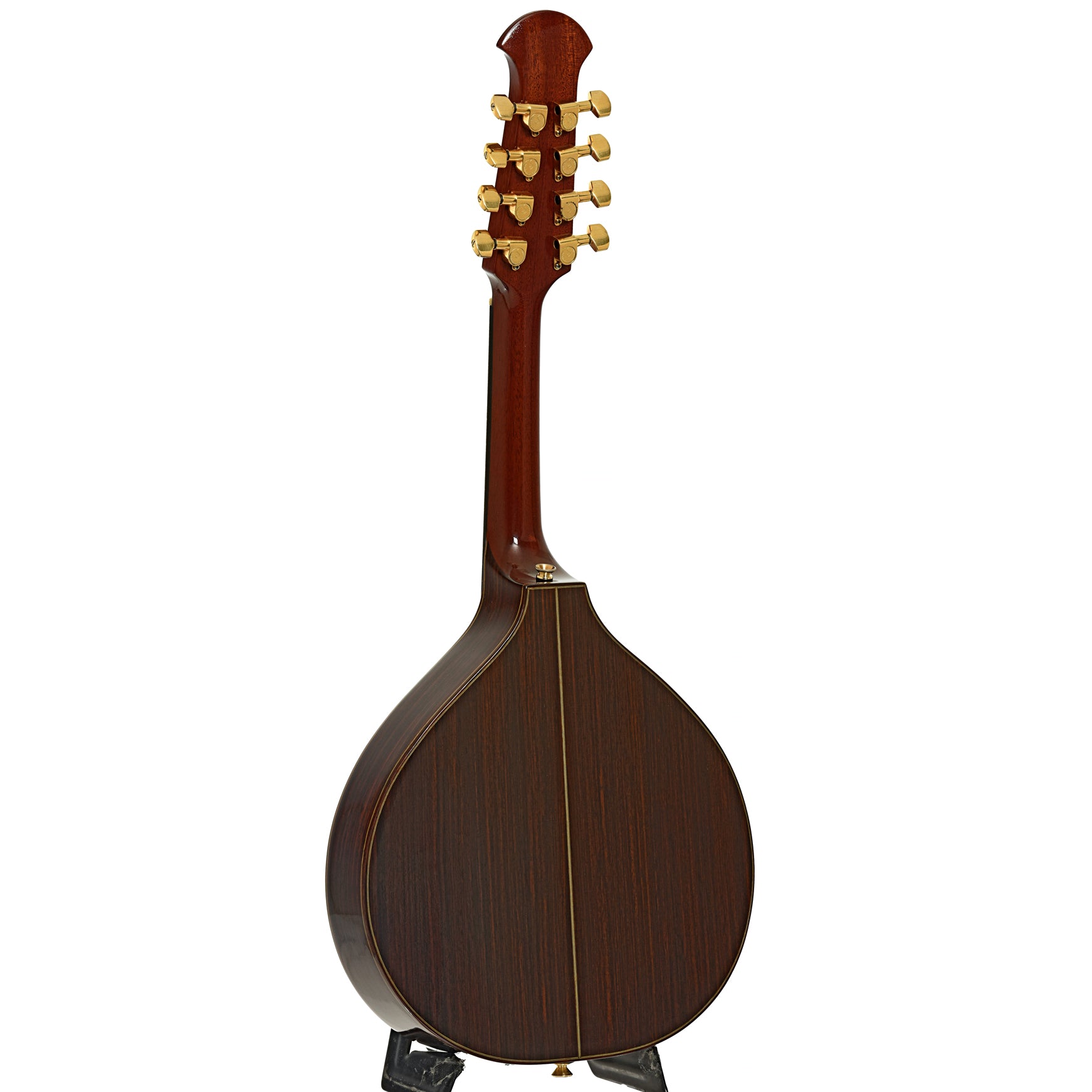 Full back and side of Stefan Sobell Mandolin 