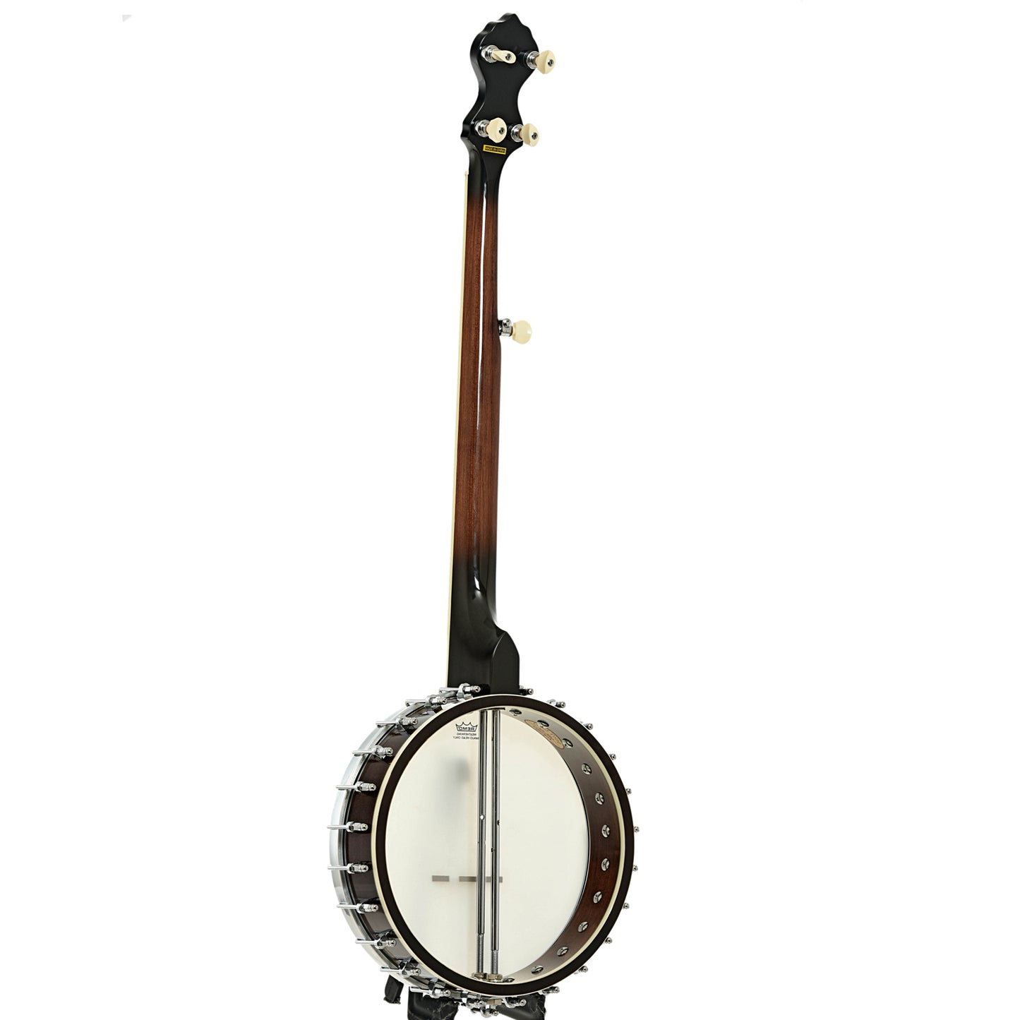 Full back and side of Gold Tone WL-250 White Laydie Openback Banjo 