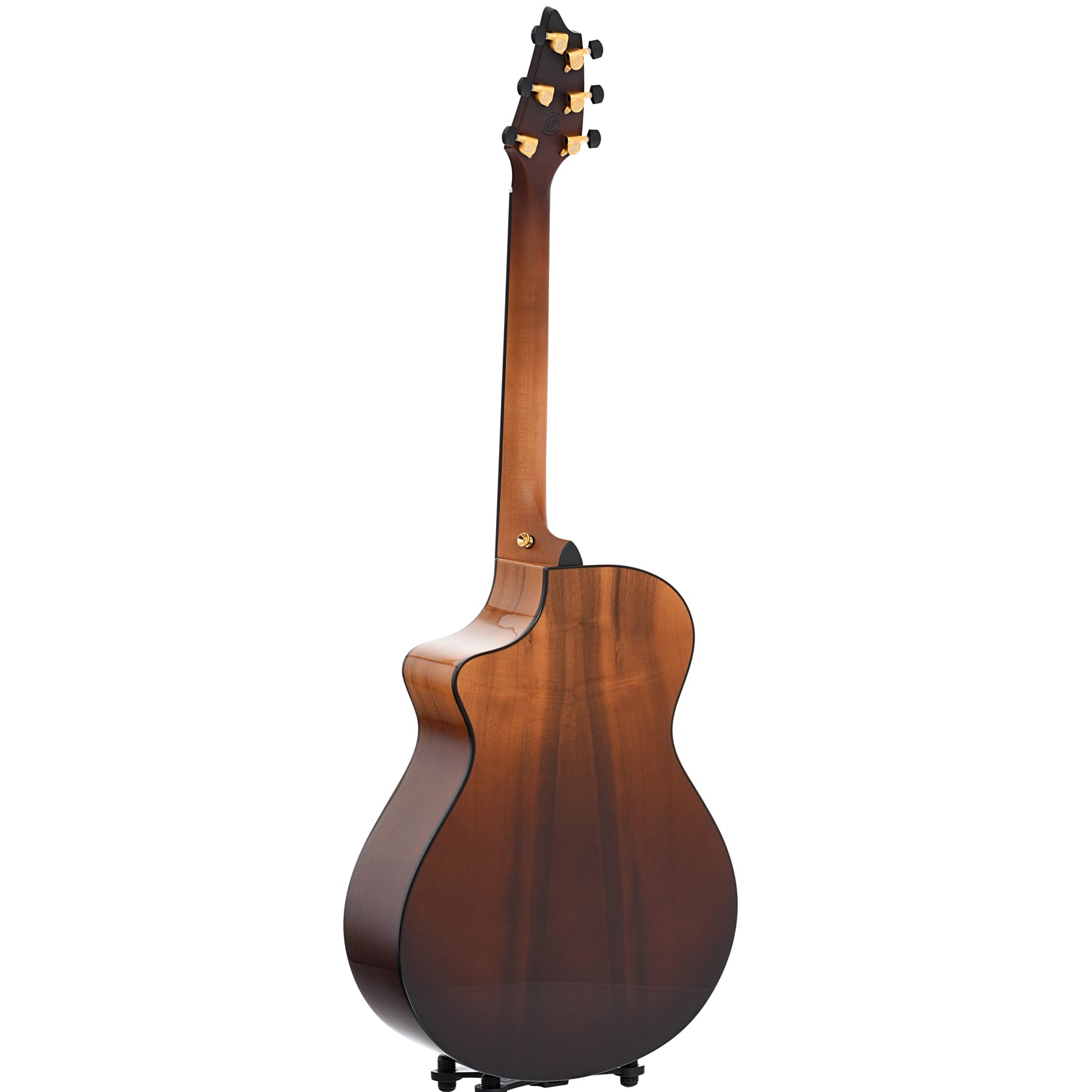 Full back and side of Breedlove Oregon Concert Sahara CE Myrtlewood-Myrtlewood Limited Edition Acoustic Guitar