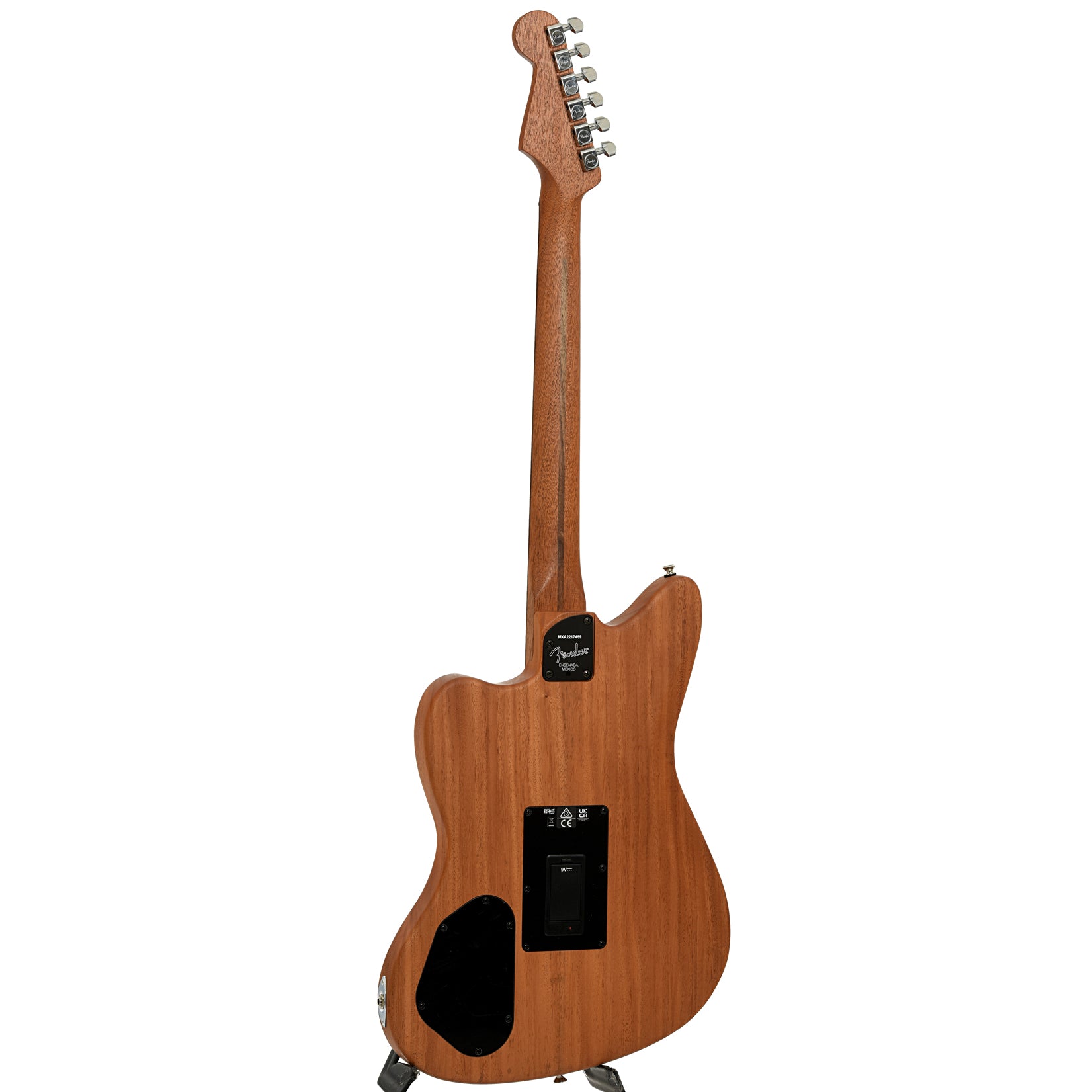 Full back and side of Fender Acoustasonic Player Jazzmaster Acoustic-Electric Guitar 