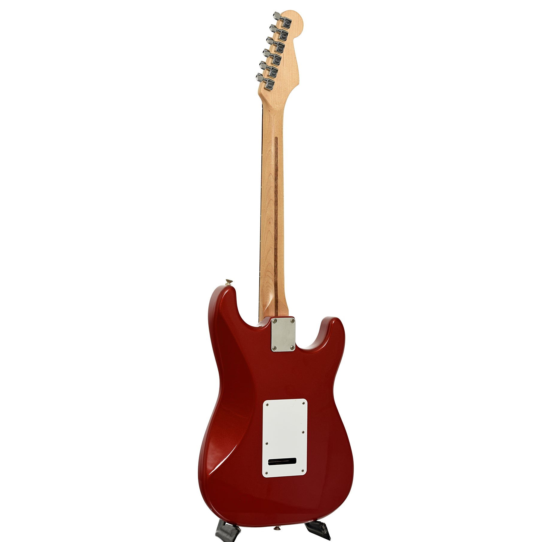 Full back and side of Fender Standard Stratocaster LH Electric Guitar 