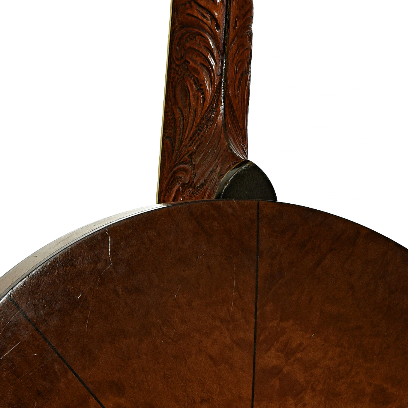 Neck joint of Vega Vegaphone Professional Plectrum Banjo