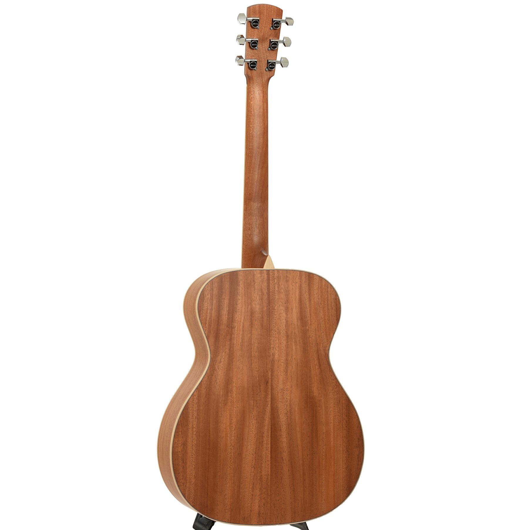 Full back and side of Larrivee OM-03 Mahogany Recording Series Acoustic Guitar