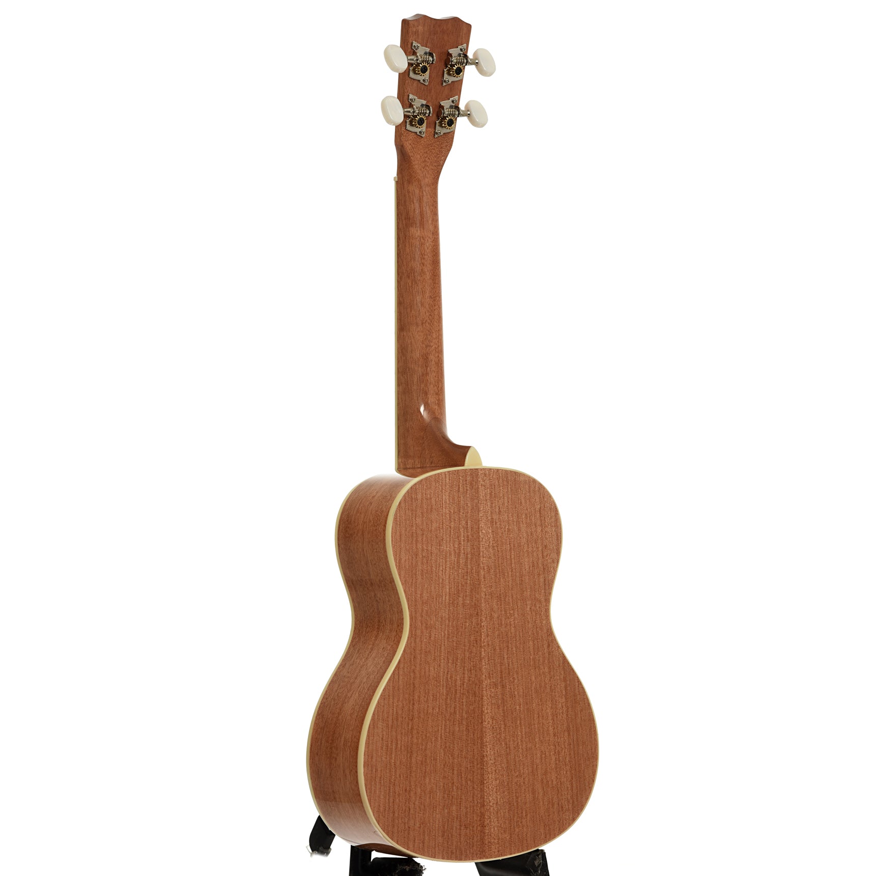 Full back and side of Cordoba 15C Concert Ukulele, Catalonia Green
