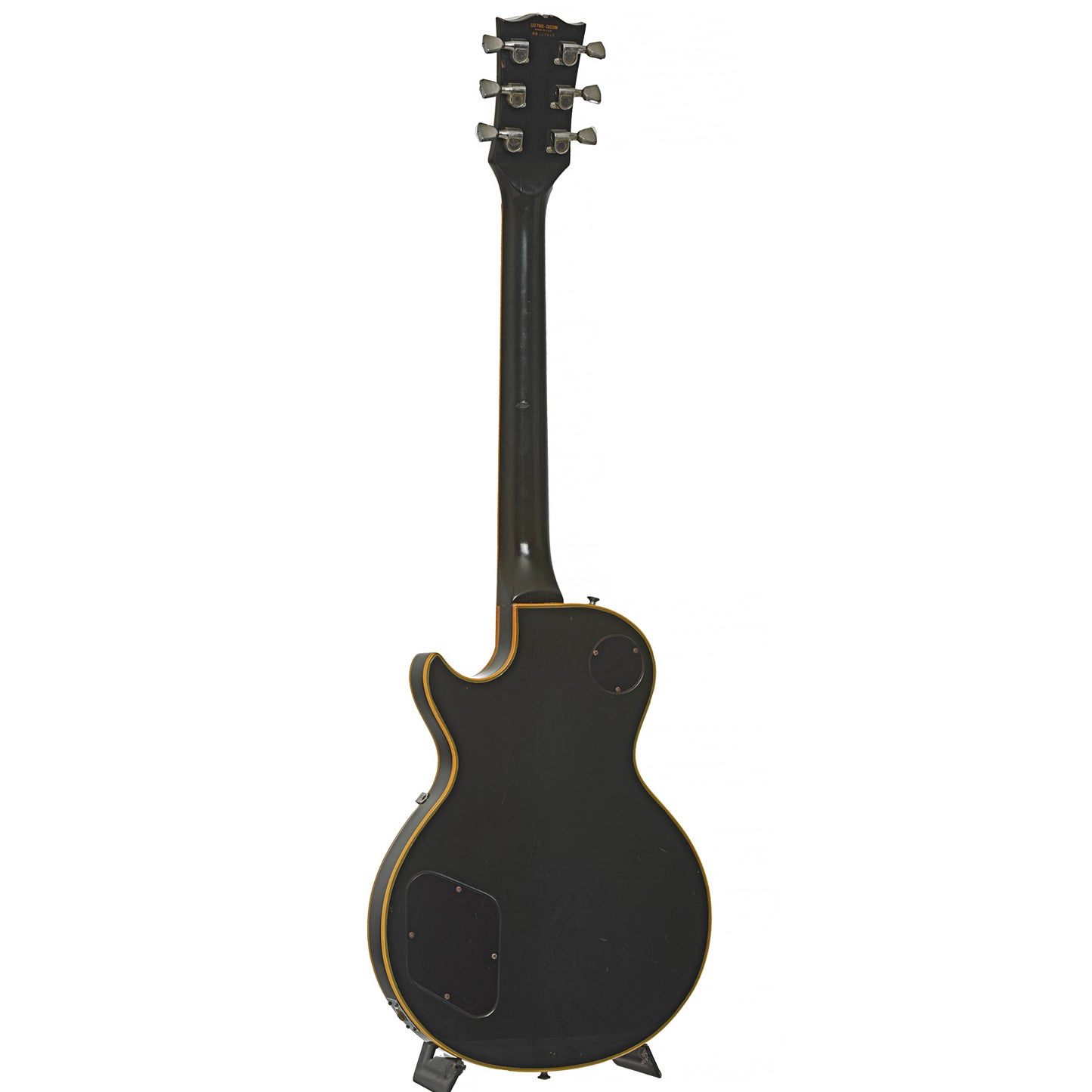 Full back and side of Gibson Les Paul Custom Electric Guitar 