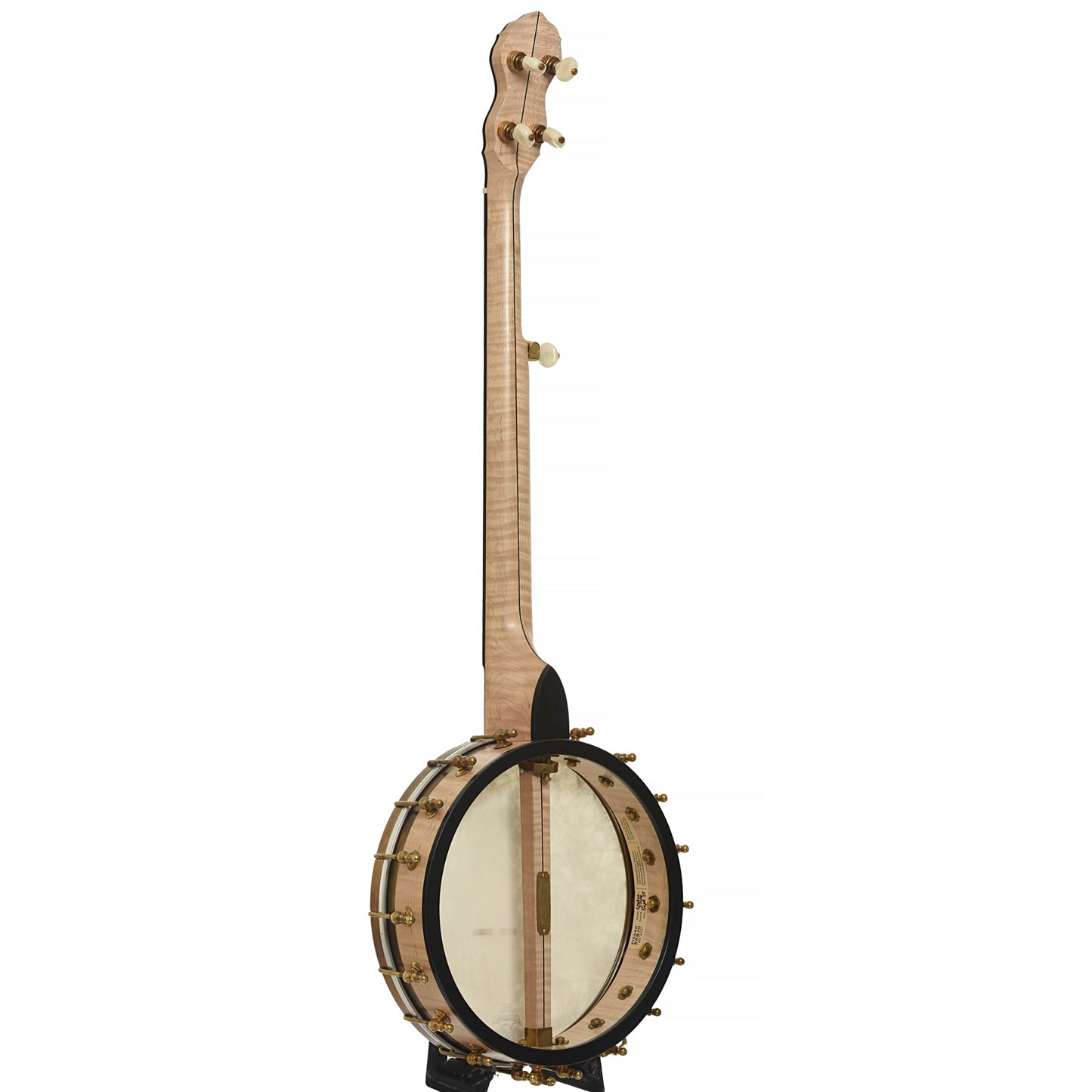 Full back and side of Pisgah Laydie Openback Banjo