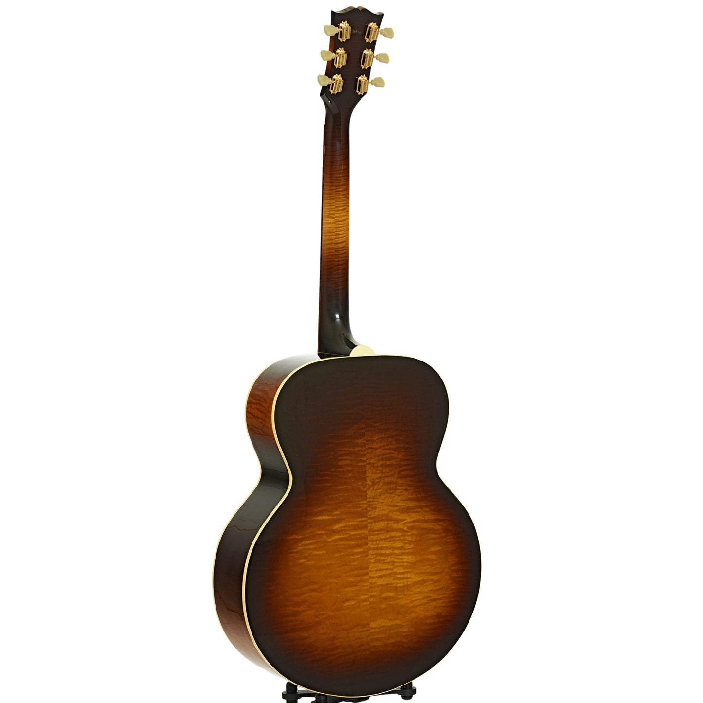 Full back and side of Gibson J-100 Custom Acoustic Guitar