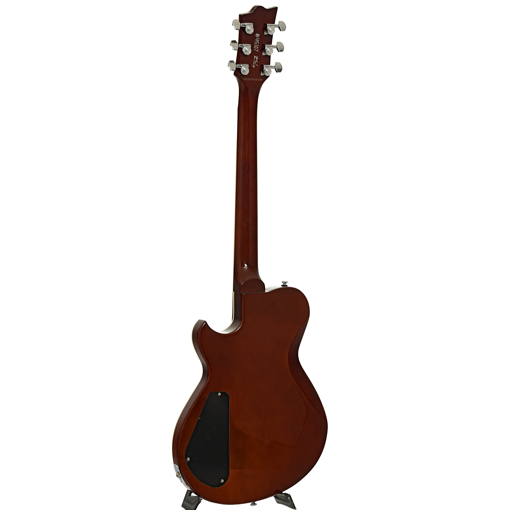 Full back and side of Reverend Roundhouse II FM Electric Guitar