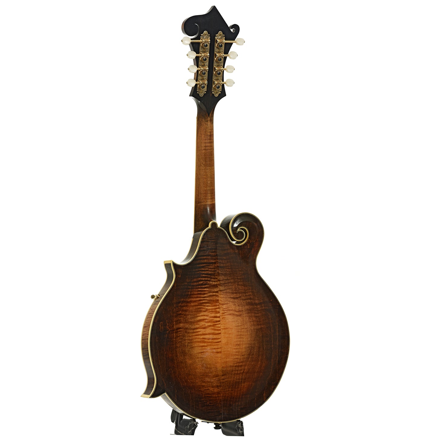 Full back and side of Newson F-5 Fern Mandolin 
