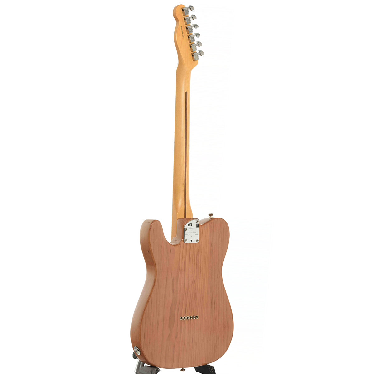 Full back and side of American Professional II Roasted Pine Telecaster